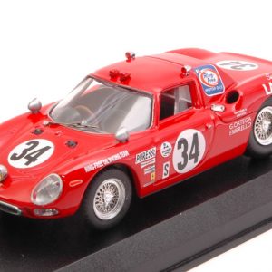 Modellino auto scala 1:43 Best Model  FERRARI 250 LM N.34 8th 24 H DAYTONA  GUNN-ORTEGA-MERELLO diecast modellismo statico