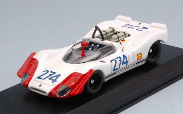 Modellino auto scala 1:43 Best Model  PORSCHE 908-02 N.274 3rd T.FLORIO  STOMMELEN-HERRMANN diecast modellismo statico