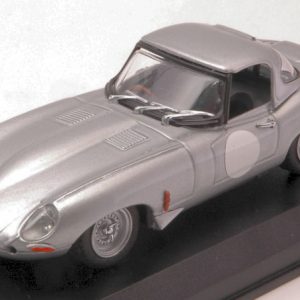 Modellino auto scala 1:43 Best Model  JAGUAR HERITAGE E-TYPE WEIGHT  SILVER diecast modellismo statico