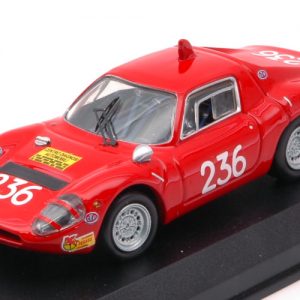 Modellino auto scala 1:43 Best Model  ABARTH 1300 OT N.236 WINNER CLASS TARGA FLORIO  GUIDO GARUFI diecast modellismo statico