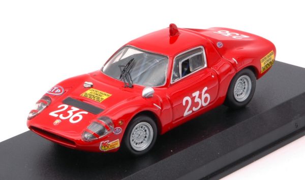 Modellino auto scala 1:43 Best Model  ABARTH 1300 OT N.236 WINNER CLASS TARGA FLORIO  GUIDO GARUFI diecast modellismo statico
