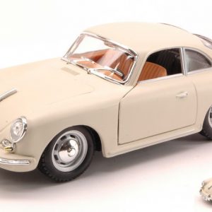 Modellino auto scala 1:24 Burago PORSCHE 356 B COUPE modellismo statico diecast