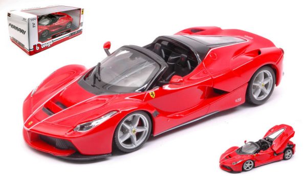 Modellino auto scala 1:24 Burago LA FERRARI APERTA modellismo statico diecast