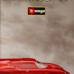 Modellino auto rivista book booklet Burago  CATALOGO BURAGO   PAG.72 modellismo statico diecast