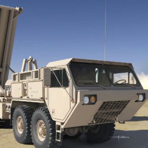 Modellino auto carri tank veicoli militari Dragon  M1120 TERMINAL HIGH ALTITUDE AREA DEFENSE MISSILE LAUNCHER KIT 1:35 modellismo