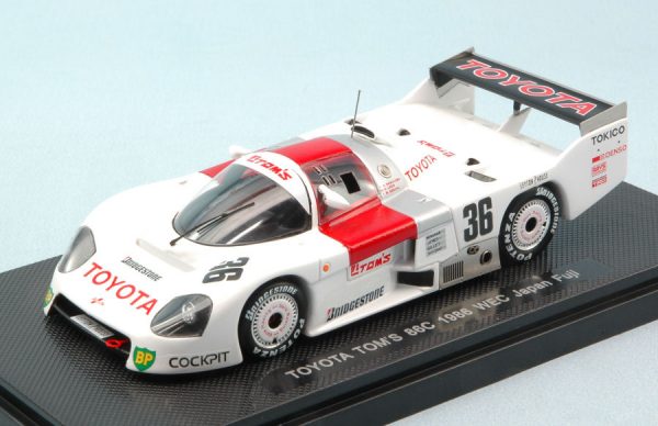 Modellino auto scala 1:43 Ebbro  TOYOTA 88C N.36 9th 1000 KM FUJI  NAKAJIMA-LEES-SEKIYA diecast modellismo statico