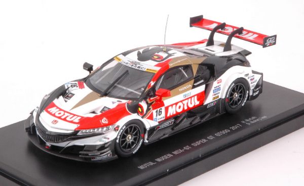 Modellino auto scala 1:43 Ebbro  HONDA NSX-GT N.16 SUPER GT500  H.MUTO-D.NAKAJIMA diecast modellismo statico