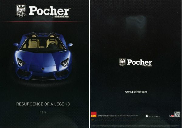 Modellino auto rivista book booklet Pocher  CATALOGO POCHER  PAG.7 modellismo statico diecast