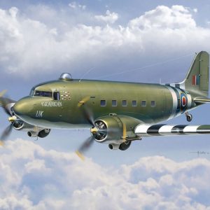Modellino modellismo kit di montaggio aerei Italeri  DAKOTA MK.III KIT 1:72