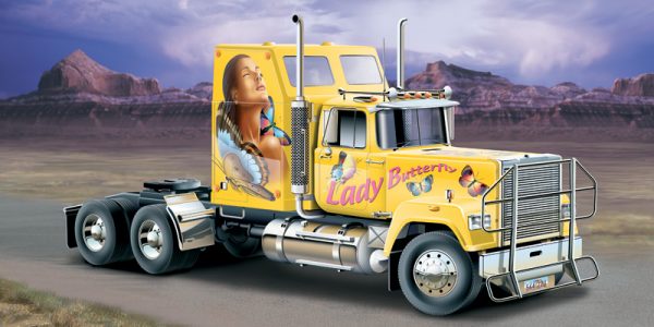 Modellino camion kit di montaggio Italeri  US SUPERLINERS 1:24 modellismo
