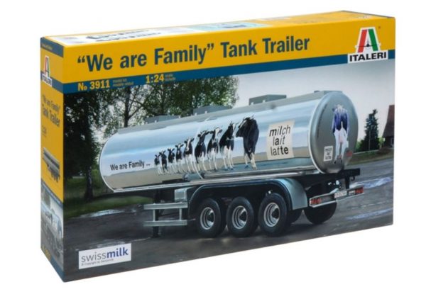 Modellino camion kit di montaggio Italeri  THE FAMILY TANK TRAILER KIT 1:24 modellismo