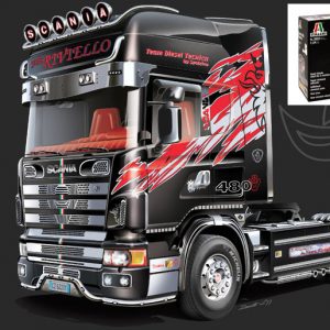 Modellino camion kit di montaggio Italeri  SCANIA 164L TOPCLASS KIT 1:24 modellismo