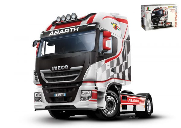 Modellino camion kit di montaggio Italeri  IVECO ES Hi-Way  modellismo