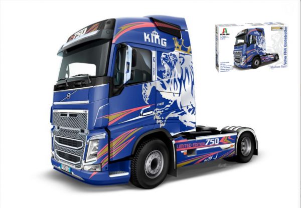 Modellino camion kit di montaggio Italeri  VOLVO FH 4 GLOBETROTTER KIT 1:24 modellismo