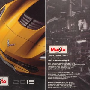 Modellino auto rivista book booklet Maisto CATALOGO MAISTO PAG.102 modellismo statico diecast