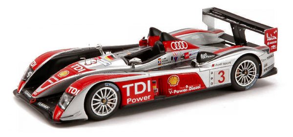 Modellino auto scala 1:43 Spark Model  AUDI R 10 N.3 4th LM diecast modellismo statico