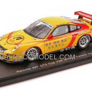 Modellino auto scala 1:43 Spark Model PORSCHE 997 GT 3 N.99 ASIA 09 diecast modellismo statico
