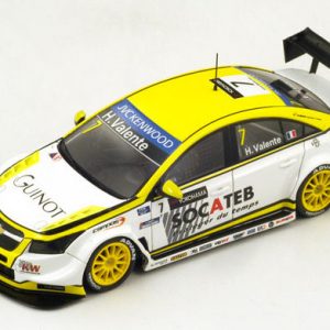 Modellino auto scala 1:43 Spark Model CHEVROLET CRUZE N.7 3rd R2 MARRAKECH WTCC H.VALENTE diecast modellismo statico