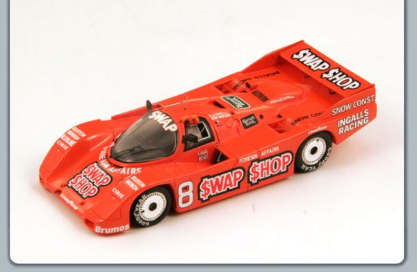 Modellino auto scala 1:43 Spark Model  PORSCHE 962 N.8 WINNER SEBRING 12 HOURS  WOLLEK-FOYT diecast modellismo statico