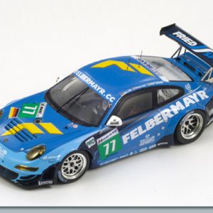Modellino auto scala 1:43 Spark Model PORSCHE 997 GT3 RSR N.77 16th LM diecast modellismo statico