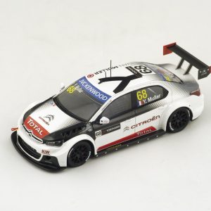 Modellino auto scala 1:43 Spark Model  CITROEN C-ELYSEE N.68 WINNER WTCC RACE OF MAROCCO  YVAN MULLER diecast modellismo statico