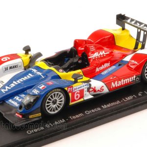Modellino auto scala 1:43 Spark Model  ORECA 01-AIM N.6 4th LM  S.AYARI-D.ANDRE -A.MEYRICK diecast modellismo statico