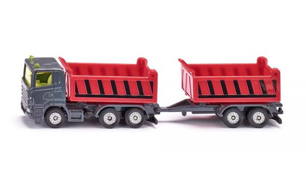 Modellino camion Siku CAMION CASSONE RIBALTABILE RIMORCHIO truck diecast