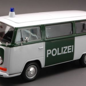 Modellino auto scala 1:24 VW T2 T 2 BUS POLIZEI POLIZIA 1:24 modellismo diecast