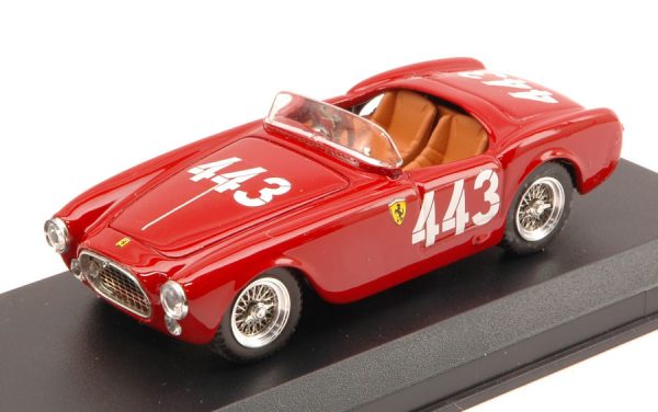 Modellino auto scala 1:43 Art Model  FERRARI 225 S N.443 DNF GIRO SICILIA  TARUFFI-VANDELLI diecast modellismo