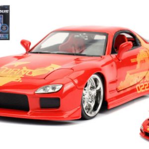 Modellino auto film movie scala 1:24 JLS MAZDA RX7 FAST and FURIOUS