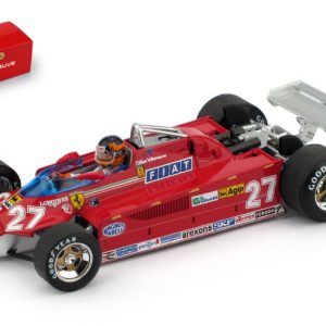Modellino auto formula 1 F1 1:43 Brumm FERRARI 126CK TURBO VILLENEUVE VSF 104