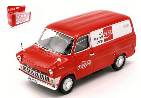 Modellino auto commerciali pubblicitari Corgi  FORD TRANSIT MK1 COCA COLA mm 100