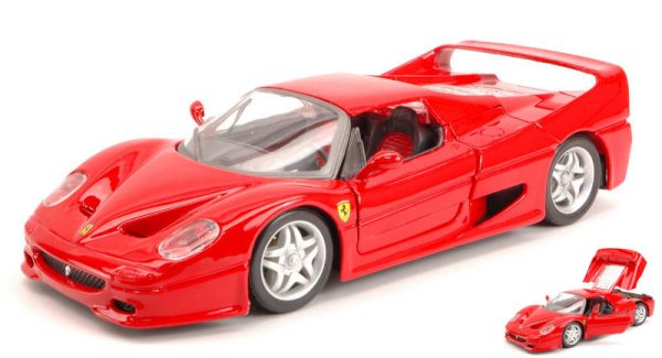 Modellino auto scala 1:24 Burago FERRARI F50 modellismo statico diecast f 50
