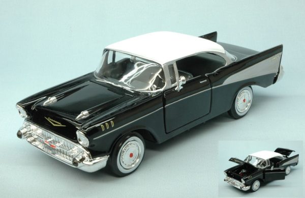Modellino auto americane scala 1:24 CHEVY BEL AIR diecast modellismo automodelli