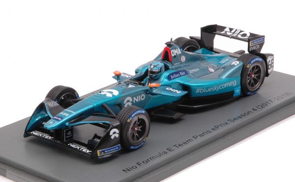 Modellino auto scala 1:43 Spark NIO N.68 PARIS FORMULA E MA QING HUA