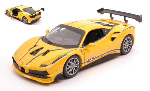 Modellino auto scala 1:24 Burago FERRARI 488 CHALLENGE N.25 diecast modellismo