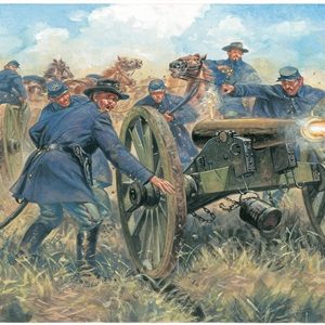 Modellino soldati soldatini  Italeri  UNION ARTILLERY modellismo KIT 1:72