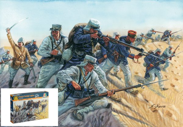 Modellino model kit di montaggio  Italeri  FRENCH FOREIGN LEGION KIT 1:72