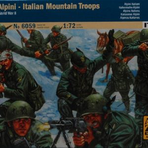Modellino soldati soldatini Italeri ITALIAN MOUNTAIN TROOPS modellismo collezione