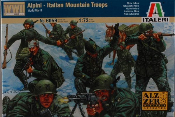 Modellino soldati soldatini Italeri ITALIAN MOUNTAIN TROOPS modellismo collezione