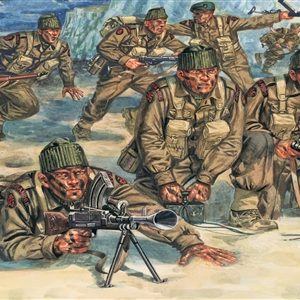 Modellino model kit di montaggio  Italeri  BRITISH COMMANDOS KIT 1:72