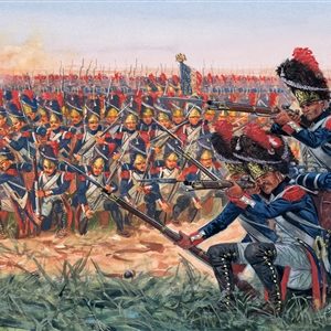 Modellino model kit di montaggio  Italeri  FRENCH GRENADIERS NAP.WARS KIT 1:72