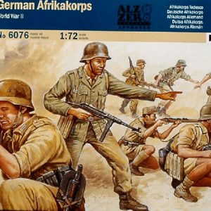 Modellino model kit di montaggio  Italeri  WW II GERMAN AFRIKA KORPS KIT 1:72