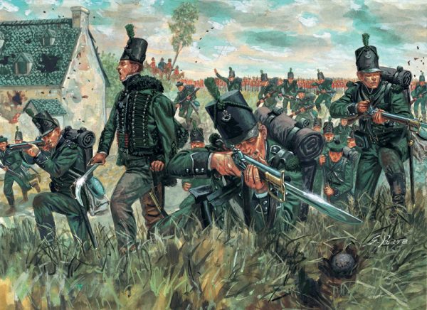 Modellino model kit di montaggio  Italeri  WATERLOO 200 YEARS BRITISH 95TH REG. JACKET KIT 1:72