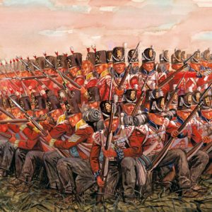 Modellino model kit di montaggio  Italeri  BRITISH INFANTRY 1815 NAPOLEON S WARS KIT 1:72
