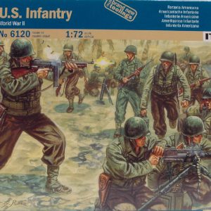 Modellino model kit di montaggio  Italeri  WWII FANTERIA AMERICANA KIT 1:72