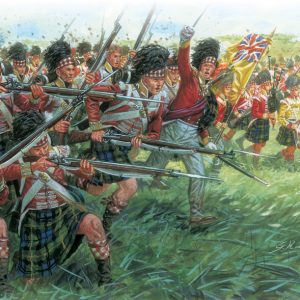 Modellino model kit di montaggio  Italeri  NAPOLEONIC WARS SCOTS INFANTRY KIT 1:72