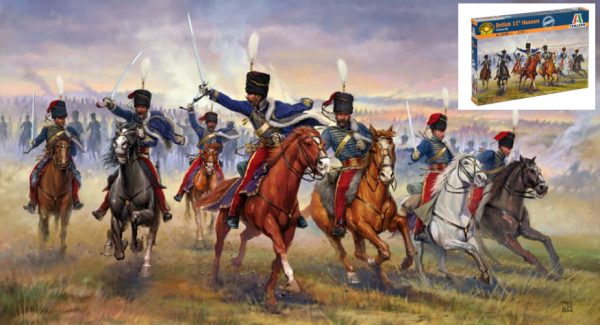 Modellino model kit di montaggio  Italeri  BRITISH 11th HUSSARS (CRIMEA WAR) KIT 1:72