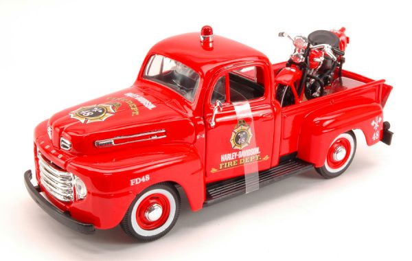 Modellino auto furgone scala 1:24 FORD F1 PICK UP HARLEY DAVIDSON maisto pickup