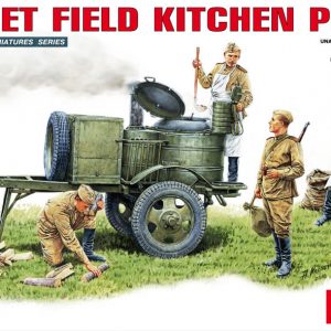 Modellino model kit di montaggio  Miniart  SOVIET FIELD KITCHEN KP-42 KIT 1:35